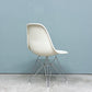 ハーマンミラー Herman Miller サイドシェルチェア サード 3rd FRP PVCレザー パーチメント ロータイプ エッフェルベース イームズ ビンテージ vintage ◎