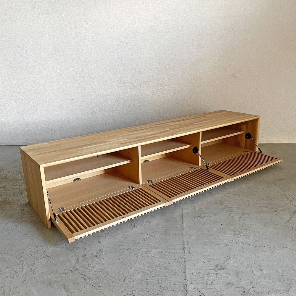 匠工芸 TAKUMI ヤマナミ yamanami TVボード YTB1 low テレビボード AVボード オーク材 W200cm 小林幹也 定価￥473,000- 〓