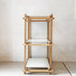 ヘイ HAY WOODY SHELVING 2.0 COLUMN LOW シェルフ オーク材×スチール オープンシェルフ 飾り棚 ホワイト 北欧 デンマーク 定価￥61,600- ★