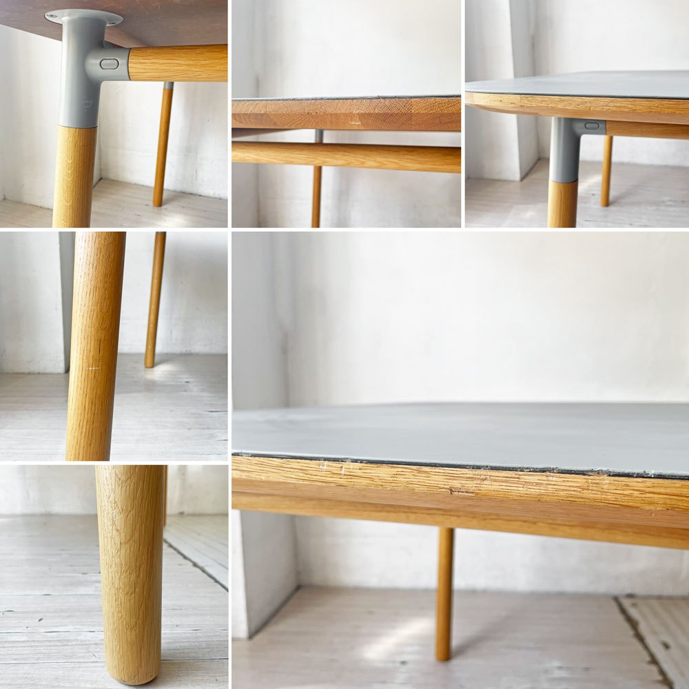 ノーマンコペンハーゲン normann COPENHAGEN フォーム Form ダイニングテーブル Simon Legald リノリウム天板 デンマーク 北欧家具 参考定価約30万円 ★