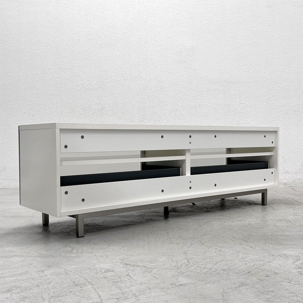 ボーコンセプト BoConcept ボラーニ Volani AVボード テレビボード w154cm ホワイト スモークガラス モダン 〓