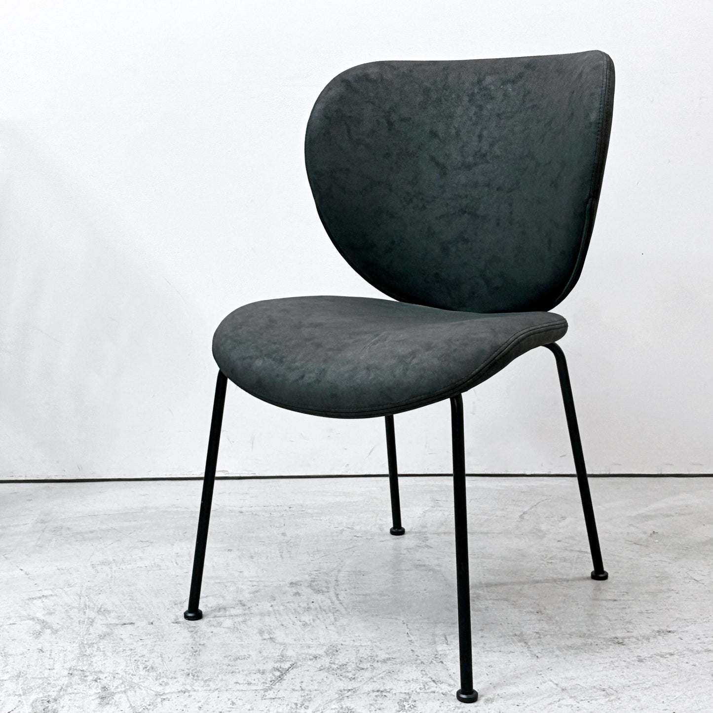 モーダエンカーサ moda en casa コブラチェア COBRA chair ダイニングチェア スモーク ナノファイバー ファブリック モダンデザイン A ●