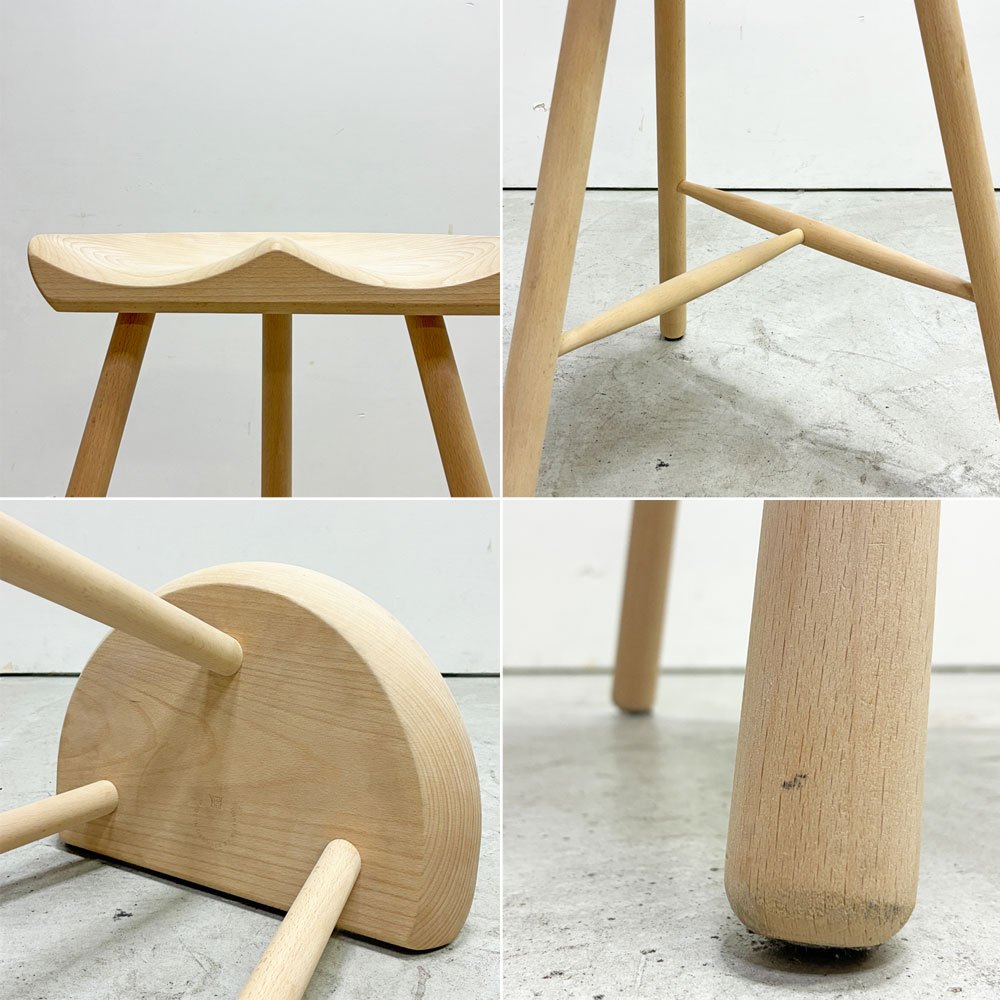 ワーナー Werner シューメーカーチェア Shoemaker Chair NO.69 スツール ビーチ材 ソープ仕上げ ラーズ・ワーナー ●