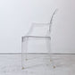 カルテル Kartell ルイゴースト LouisGhost アームチェア クリスタル スタッキング フィリップ・スタルク Philippe Starck イタリア ●