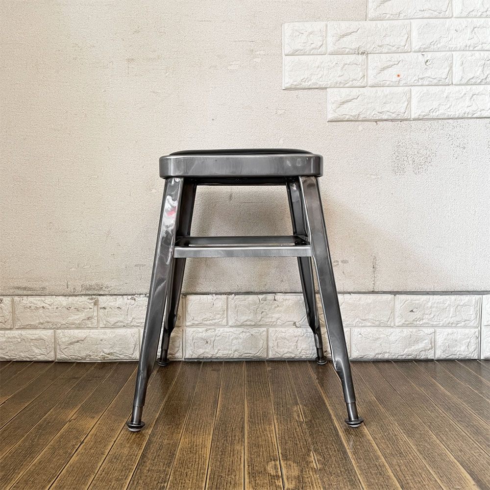 ダルトン DULTON ライトスツール Light-45 stool スチールフレーム PVCレザー インダストリアル ◎