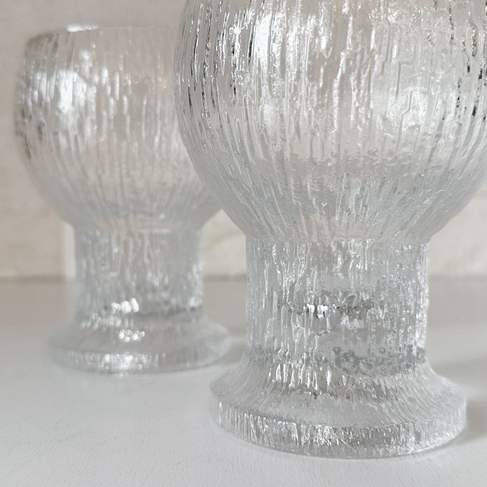 イッタラ iittala ケッケリト Kekkerit ビアグラス H14cm ティモ・サルパネヴァ ビンテージ ペア 北欧食器 A ◎