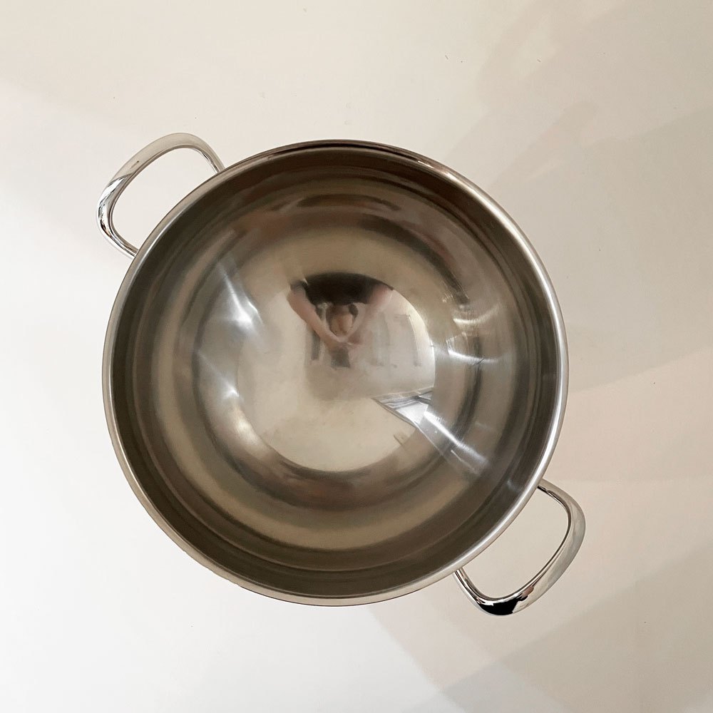 アレッシィ ALESSI ハンドル付ボウル チューリン W31.5cm ステンレス製 アルフラアレッシィ イタリア 廃番 ◎