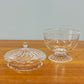 glass atelier えむに ガラス クリアの蓋物 蓋Flow 現代作家 B ◎