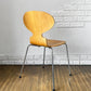 フリッツハンセン Fritz Hansen 3101 アリンコチェア アントチェア 4本脚 ナチュラルビーチ ラッカー仕上げ フェルトグライズ アルネ・ヤコブセン D ◎