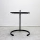 クラシコン ClassiCon アジャスタブルテーブル E1027 サイドテーブル ガラストップ マットブラック アイリーン・グレイ Eileen Gray 定価￥217,800- ●
