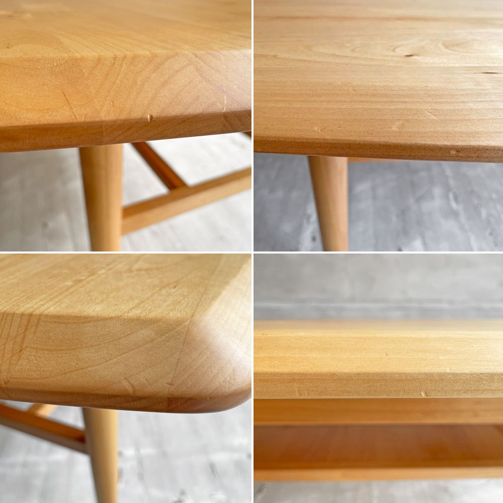 モモナチュラル Momo Natural ワイド FD ミドル テーブル WIDE FD MID TABLE コーヒーテーブル エレベーターテーブル 昇降式 アルダー材 ♪
