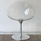 カルテル Kartell エロエス ERO S ダイニングチェア クリスタル 1本脚 回転式 フィリップスタルク Philippe Starck スペースエイジ イタリアンモダン 廃番仕様 ◇