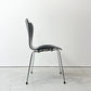 フリッツハンセン Fritz Hansen 3107 セブンチェア ダイニングチェア スタッキングチェア ブラック ラッカー再塗装 アルネ・ヤコブセン デンマーク 北欧家具 ●