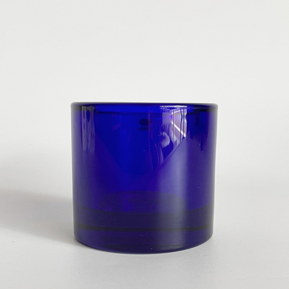 イッタラ iittala マリメッコ marimekko キビ kivi キャンドルホルダー コバルトブルー 60mm ガラス ヘイッキ・オルヴォラ フィンランド 北欧雑貨 箱付 ■