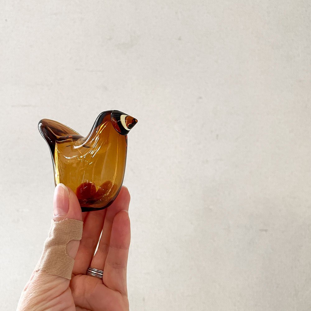 イッタラ iittala バーズバイトイッカ Birds by Toikka シエッポ Sieppo コッパー×レモン 箱付 オイバ・トイッカ イッタラバード 定価￥41,800- ◎