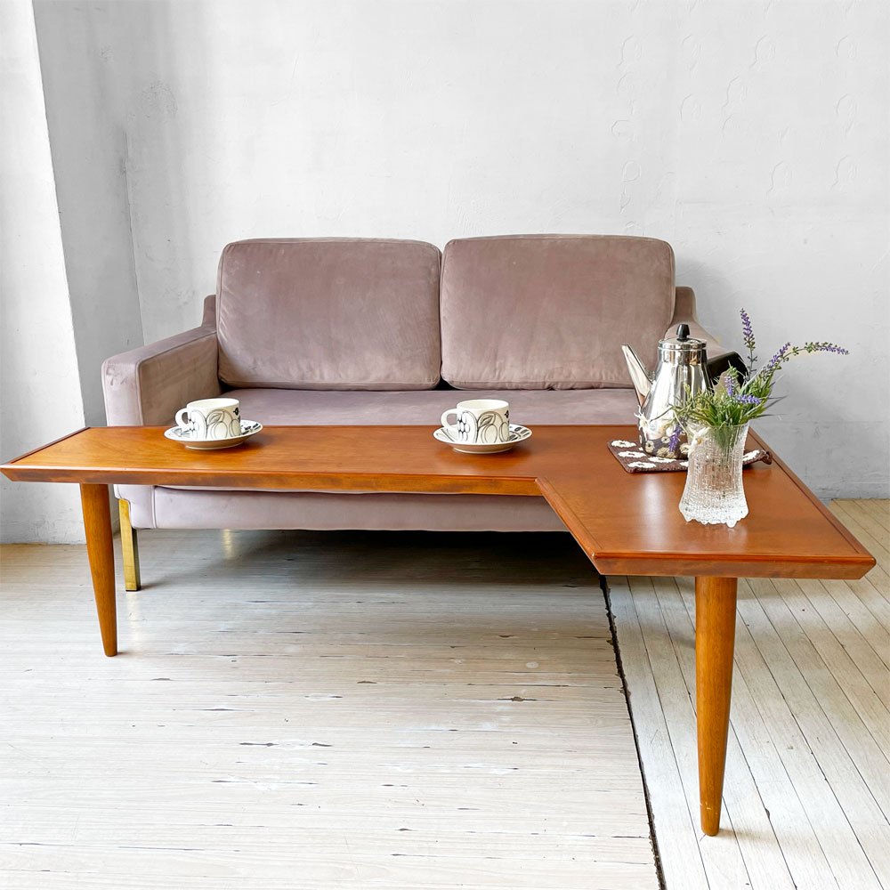 フランフラン Francfranc スプランソファ 2シーター ソファ クッション付 ピンク 定価\59,000- ★