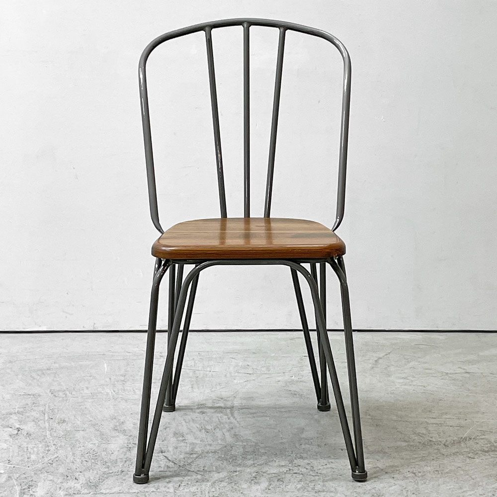 ガルト GART 1290 CHAIR ダイニングチェア エルム古材×アイアン インダストリアルデザイン 工業系 B ●