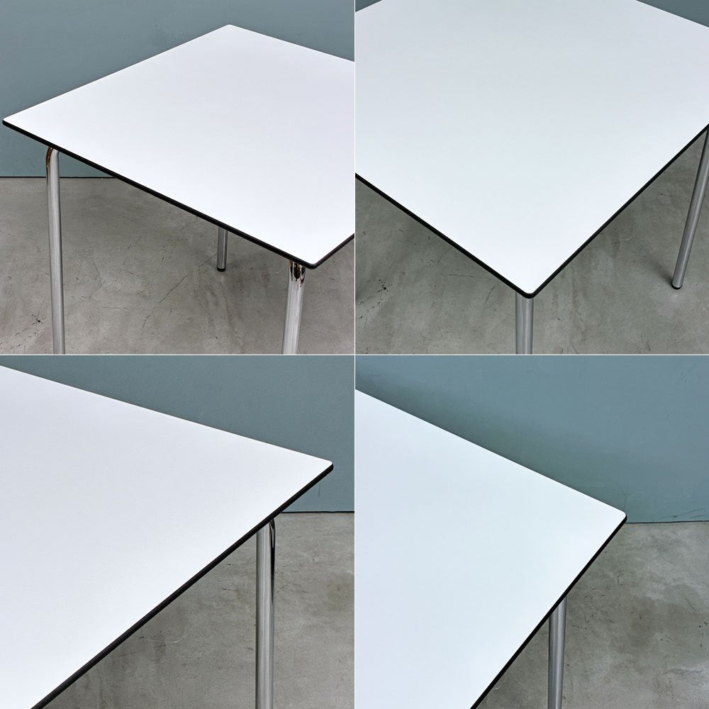 ヴィトラ vitra ハルテーブル HAL Table Square ダイニングテーブル スクエア W75cm ホワイト ジャスパー・モリソン 廃番 ◎