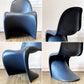 ヴィトラ vitra パントンチェア ダイニングチェア スタッキングチェア ディープブラック ヴェルナー・パントン Panton ミッドセンチュリー スペースエイジ A ◎