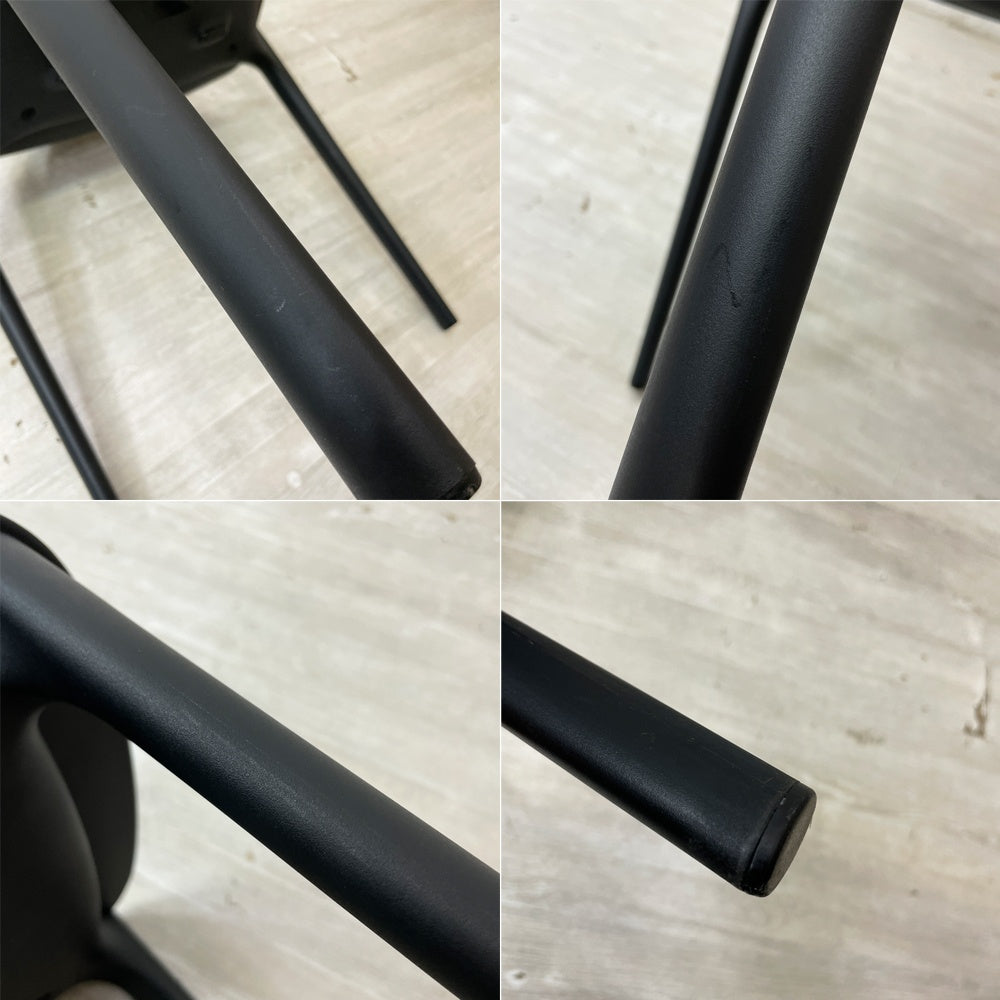 ヴィトラ Vitra ベルヴィルチェア Belleville Chair ダイニングチェア スタッキングチェア ディープブラック ロナン & エルワン・ブルレック B ●