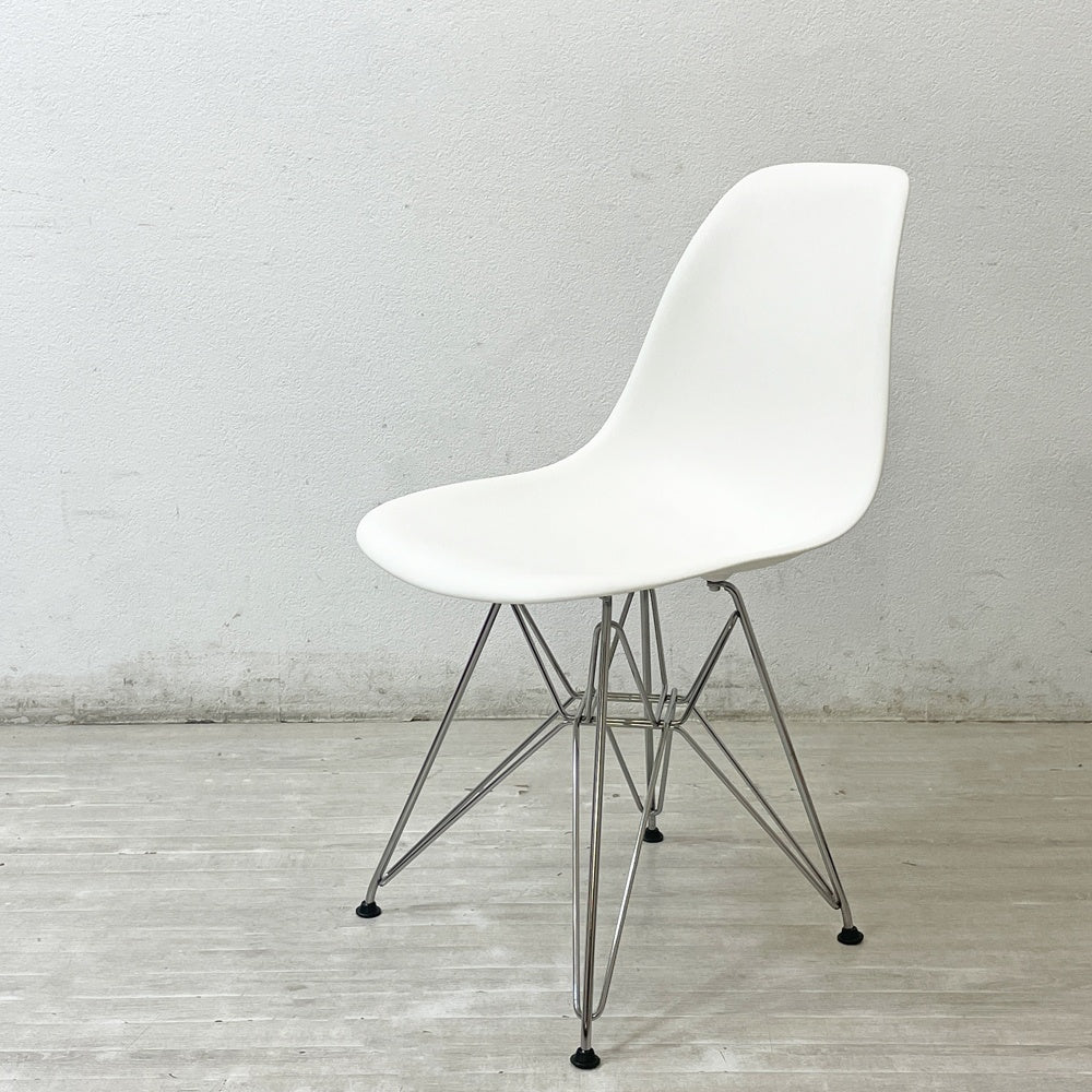 ハーマンミラー Herman Miller サイドシェルチェア ポリプロピレン製 エッフェルベース ホワイト C&R イームズ ミッドセンチュリー B ●