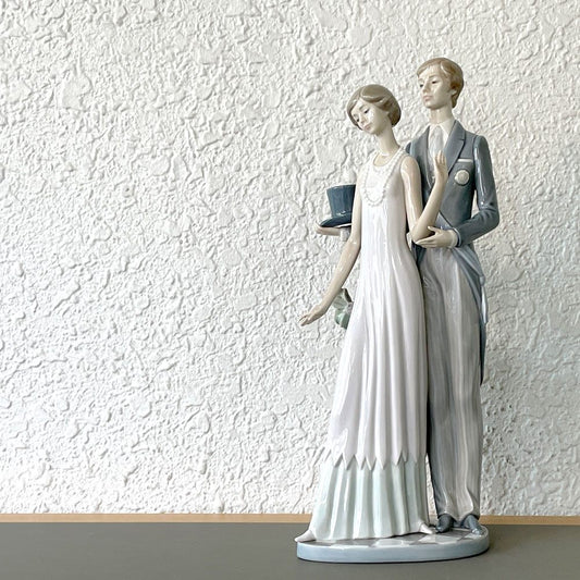 リヤドロ LLADRO 若い外交官 フィギュリン 陶器人形 ポーセリンアート 置物 オブジェ スペイン 廃番 ◇