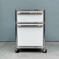 ユーエスエムハラー USM Haller モジュラーファニチャー Modular Furniture デスクワゴン ロールボーイ 2ドロワー ホワイト トレー＆ファイリングレール付き ◎