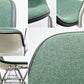 ハーマンミラー Herman Miller サイドシェルチェア セカンド 2nd ビンテージ アプホルスター スクールベース スタッキングベース 肘掛けテーブル付 イームズ ミッドセンチュリー C ●