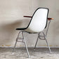 ハーマンミラー Herman Miller サイドシェルチェア セカンド 2nd ビンテージ アプホルスター スクールベース 肘掛けテーブル付 イームズ ミッドセンチュリー A ■
