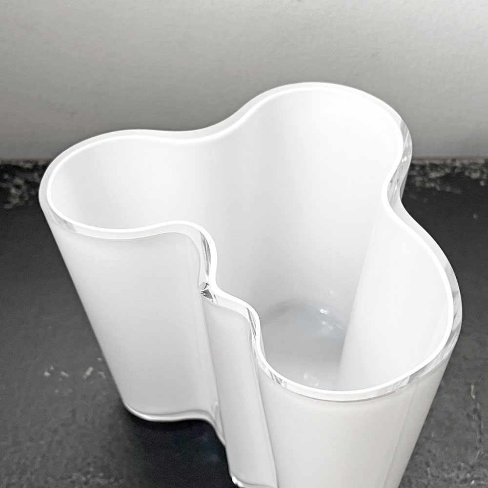 イッタラ iittala アルヴァ・アアルトコレクション Alvar Aalto Collection ベース H95mm ホワイト  北欧雑貨 ■