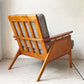 アクメファニチャー ACME Furniture ウィッカー WICKER ラウンジチェア 1Pソファ ハックベリー ラタン グレー USビンテージスタイル 定価83,600円 ★