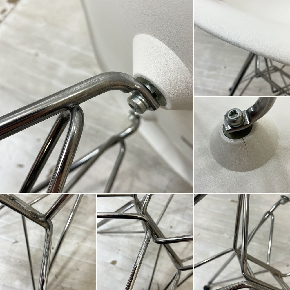 ハーマンミラー Herman Miller サイドシェルチェア ポリプロピレン製 エッフェルベース ホワイト C&R イームズ ミッドセンチュリー C ●