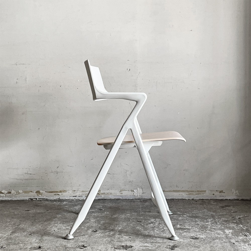 カルテル kartell ドリーチェア Dolly Chair プライウッドシート ホワイトウォッシュ 折りたたみ アントニオ・チッテリオ イタリア 希少廃番 ■