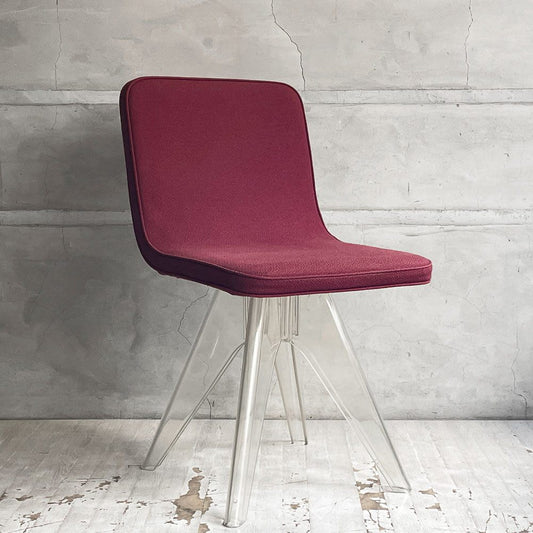 アウトデザイン OUT DeSIGN×ワーズウィズ Waazwiz マペルチェア Mapell chair ファブリック ポリカーボネート脚  黒川勉 限定品 ♪