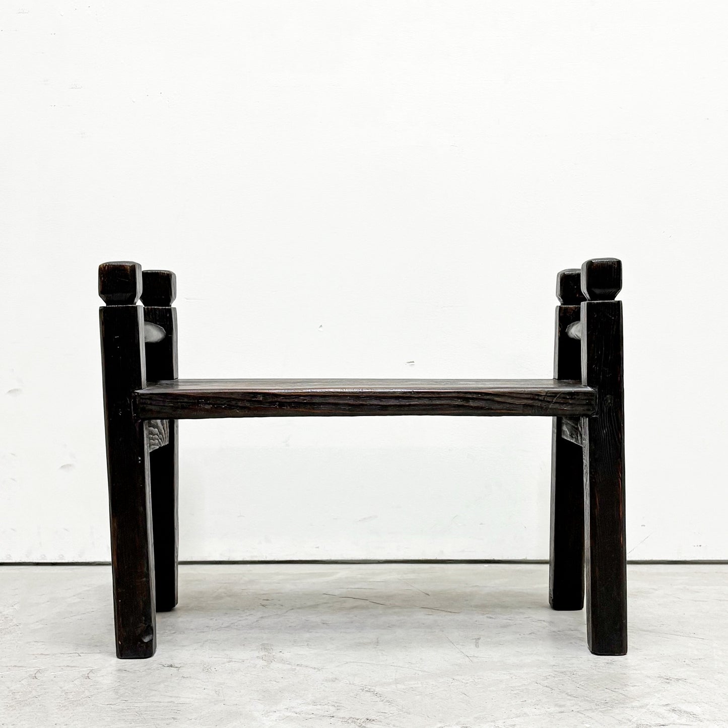 イーストウィンド EAST WIND ミニシェルフ プランター台 花台 木製 アジアン家具 ダークブラウン ●