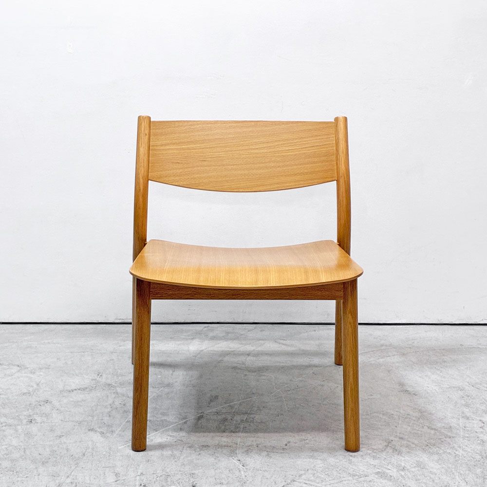 無印良品 MUJI オーク材 ラウンジチェア ウレタン塗装 ナチュラルモダン 現状品 ●