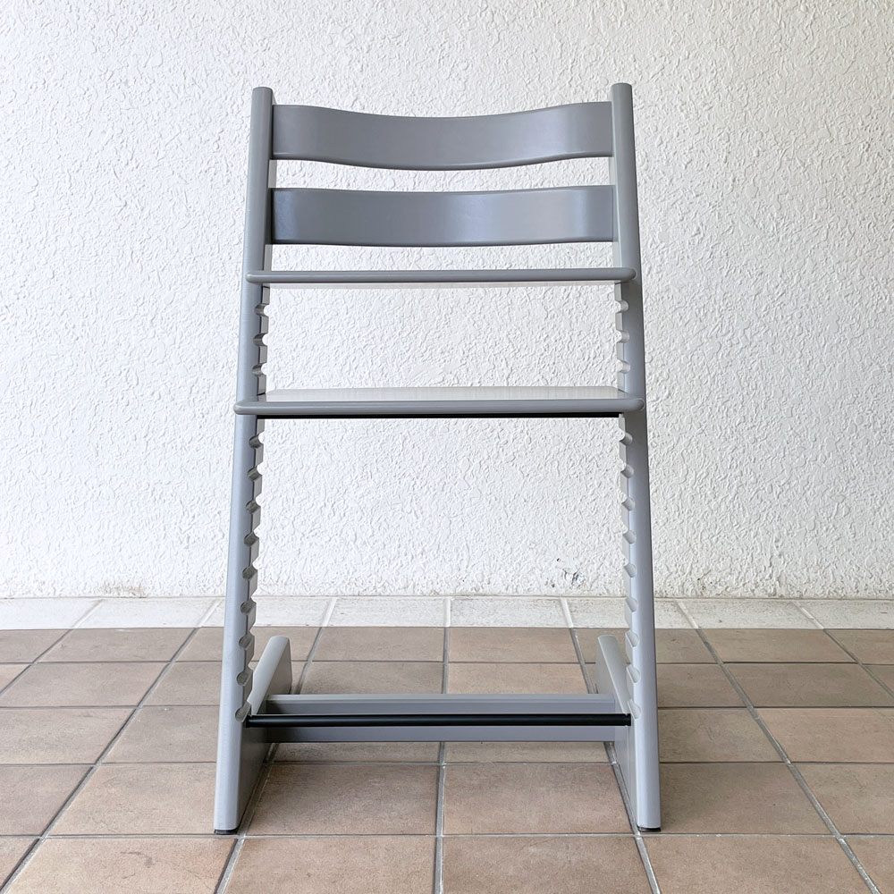 ストッケ STOKKE トリップトラップ TRIPP TRAPP ベビーチェア キッズチェア S/N4～ ストームグレー ノルウェー 北欧家具 ◇