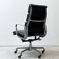ハーマンミラー Herman Miller ソフトパッドグループ エグゼクティブチェア ハイバック ブラックレザー イームズ 5スターベース ミッドセンチュリー 定価約720,500円 ●