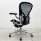 ハーマンミラー Herman Miller アーロンチェア デスクチェア Bサイズ ポスチャーフィット ウェイブ ポリッシュドアルミベース ビル・スタンフ ＆ ドン・チャドウィック 〓
