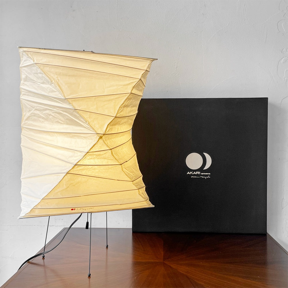 アカリ AKARI スタンドライト 26N 和紙 提灯 名作照明 イサムノグチ 箱付き 定価￥31,900- ★