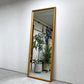 モーブレーワークス MOBLEY WORKS ウォールミラー Full-length Mirror オーク材フレーム スタンドミラー H200cm 店舗什器 ナチュラルモダン ●