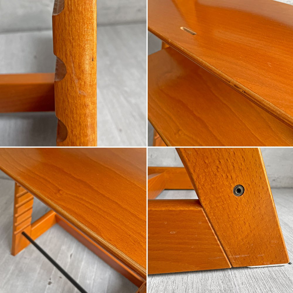 ストッケ STOKKE トリップトラップ TRIPP TRAPP ベビーチェア キッズチェア チェリー S/N3～ ノルウェー 北欧家具 ♪