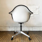 ハーマンミラー Herman Miller アームシェルチェア モダンファニチャーセールス FRP製 ホワイトシェル マハラム・アラベスク生地 ジラード コントラクトキャスターベース C&R イームズ ◎