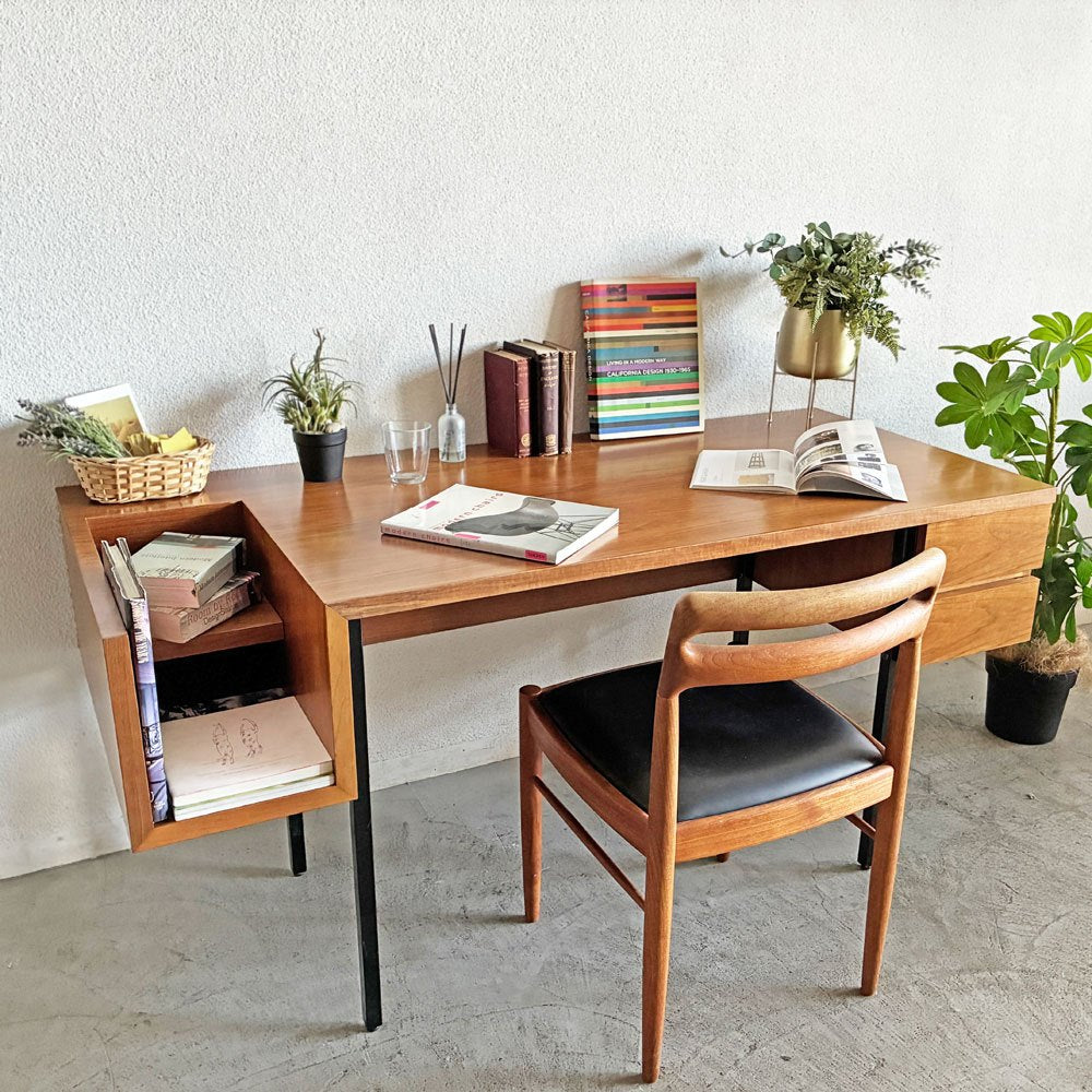 ランドスケーププロダクツ Landscape Products タイツ スタディデスク TIGHTS STUDY DESK ウォールナット材 抽斗2杯 W160cm モダンデザイン 参考定価￥253,000- 〓