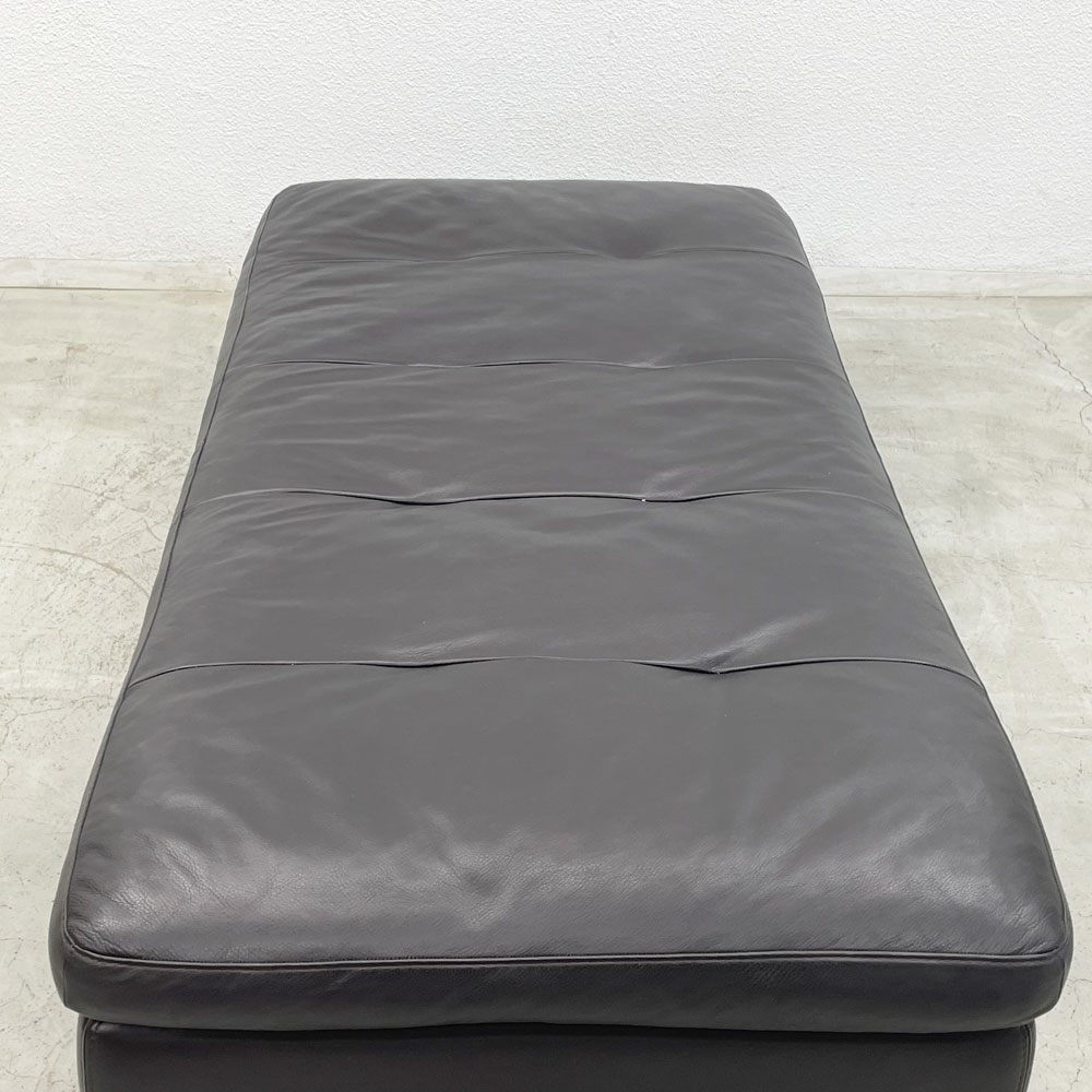 ナツッジ NATUZZI シェーズベンチ Chaise Bench MOD2263 C25 本革 レザー LEATHER 羽 オットマンス ツール 〓