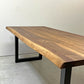 マスターウォール MASTERWAL ワイルドウッド ライブエッジ シック41 WILDWOOD LIVE EDGE THICK41 ダイニングテーブル W200cm ウォールナット無垢材 アカセ木工 ●