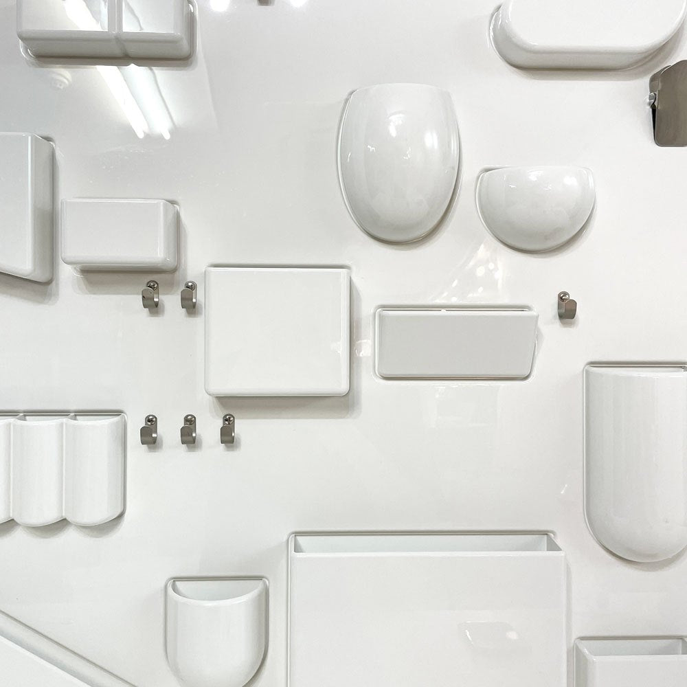 ヴィトラ vitra ウーテンシロ1 Uten.Silo 1 ホワイト 壁掛け収納 ウォールシェルフ インゴ・マウラー & ドロシー・ベッカー ミッドセンチュリー スペースエイジ ●
