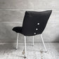 リーンロゼ ligneroset ロゼカラン ROSET Calin steel leg ダイニングチェア  ブラック×ホワイト キルティング スチールレッグ パスカル ムールグ フランス A ♪