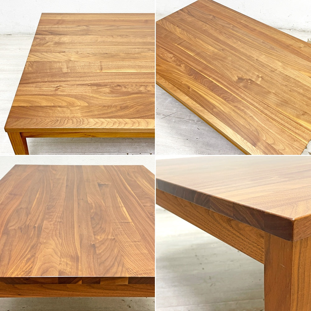 高野木工 プレーン PLAIN リビングテーブル センターテーブル ローテーブル オーダーメイド ウォールナット無垢材 W120cm ナチュラルモダン ●