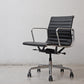 ハーマンミラー Herman Miller イームズアルミナムグループチェア マネージメントチェア アルミバフベース ガス圧昇降仕様 5本脚 キャスタータイプ 本革 イームズ E ●
